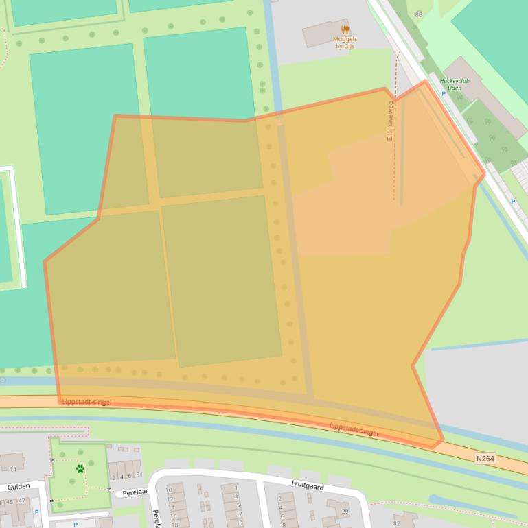 Kaart van postcodegebied 5404NL.