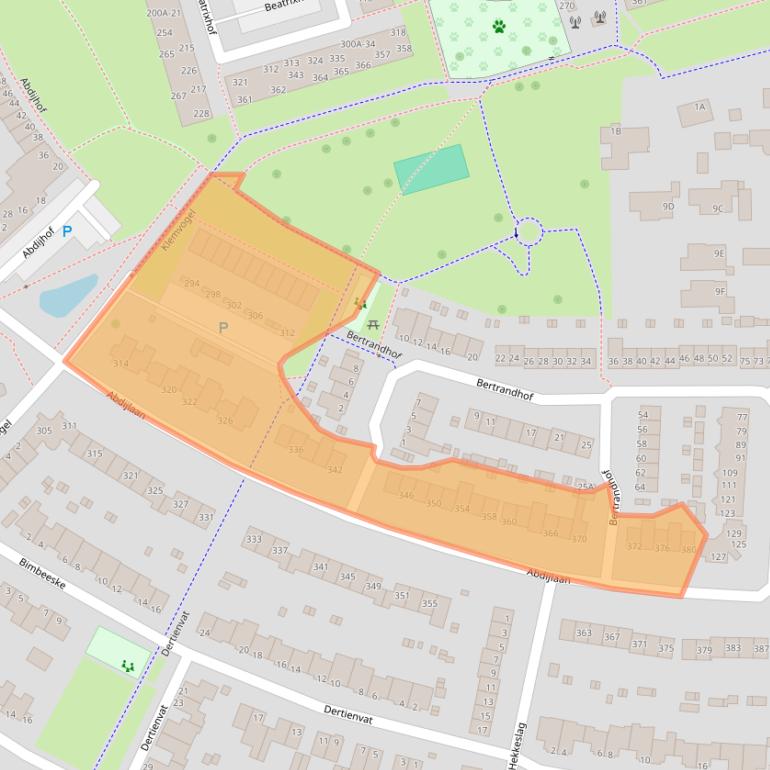 Kaart van postcodegebied 5404NN.