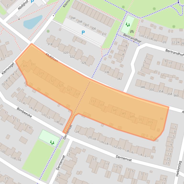 Kaart van postcodegebied 5404NP.