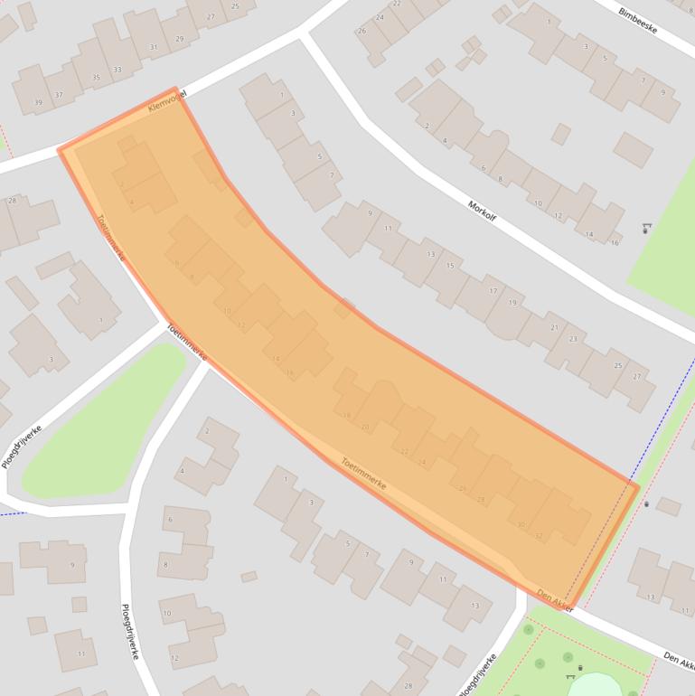 Kaart van postcodegebied 5404PL.