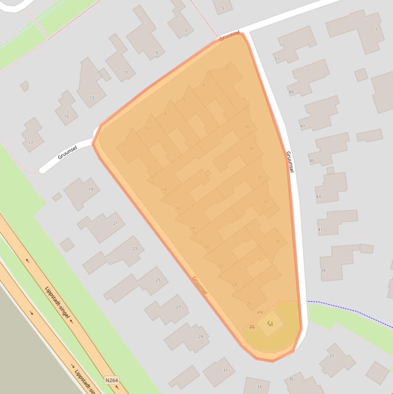 Kaart van postcodegebied 5404PT.