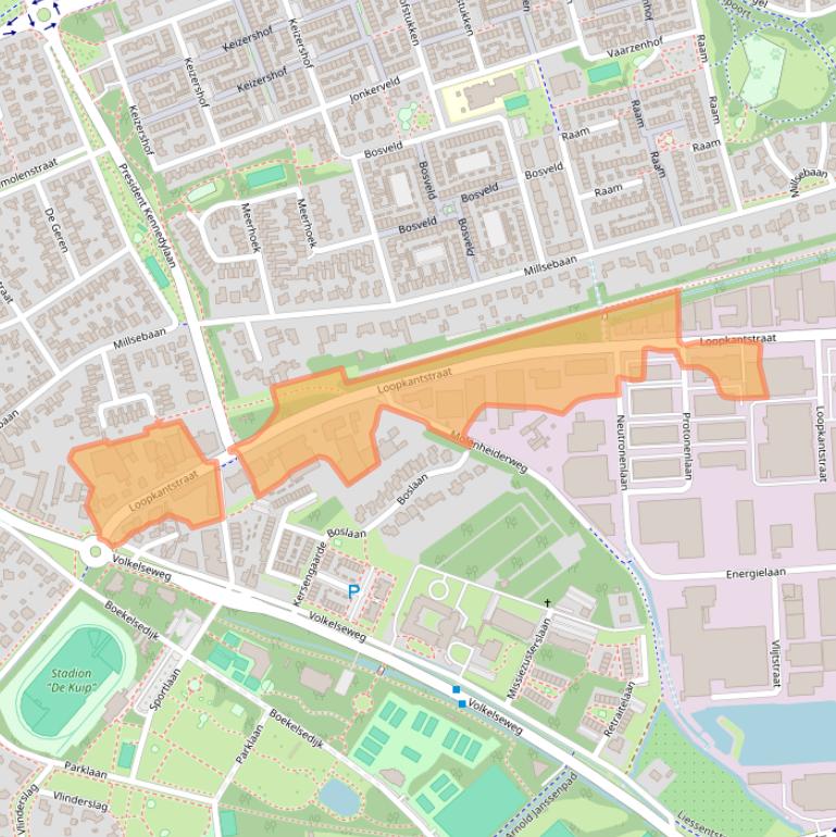 Kaart van postcodegebied 5405NB.