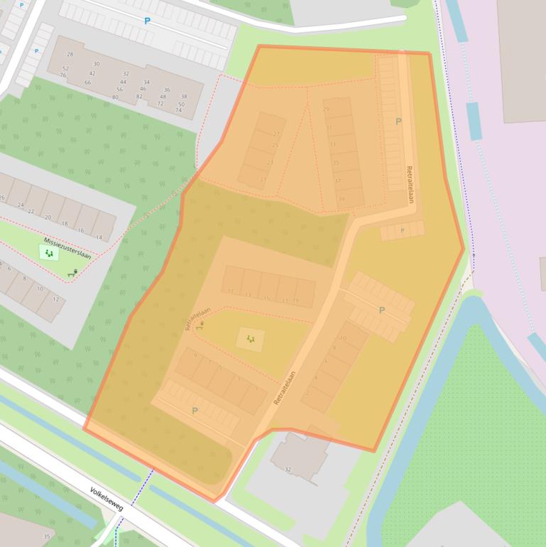 Kaart van postcodegebied 5405NK.