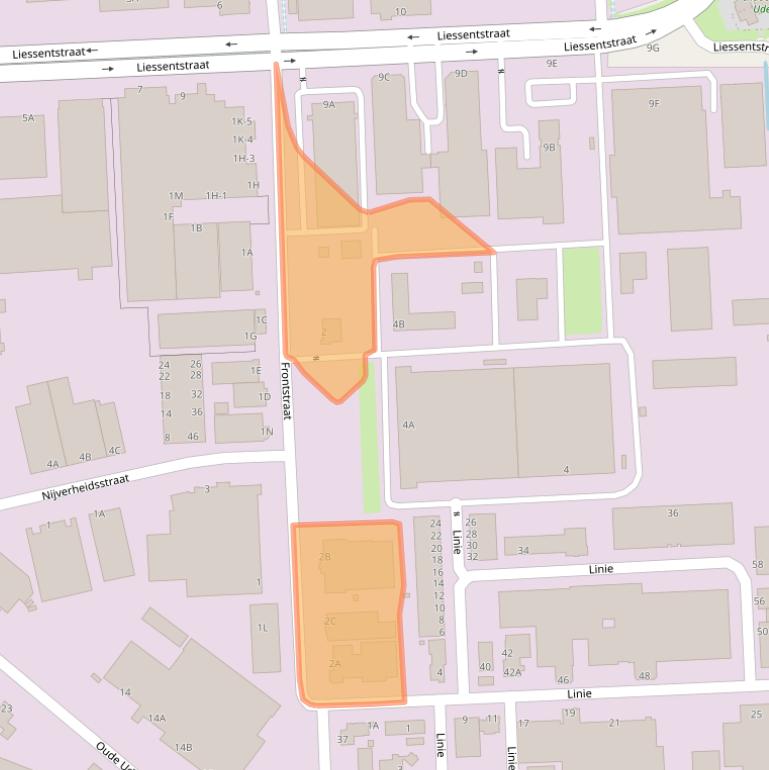 Kaart van postcodegebied 5405PB.
