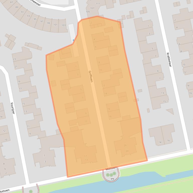 Kaart van postcodegebied 5406BB.