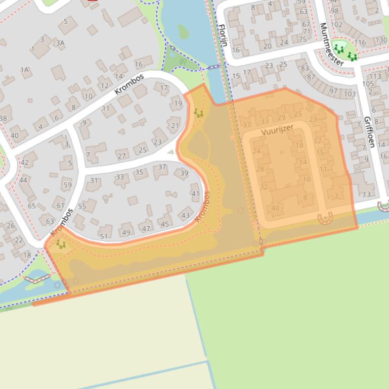 Kaart van postcodegebied 5406BD.