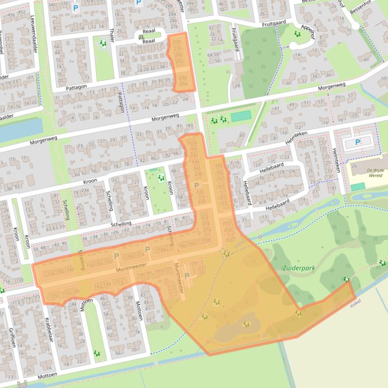 Kaart van postcodegebied 5406BH.