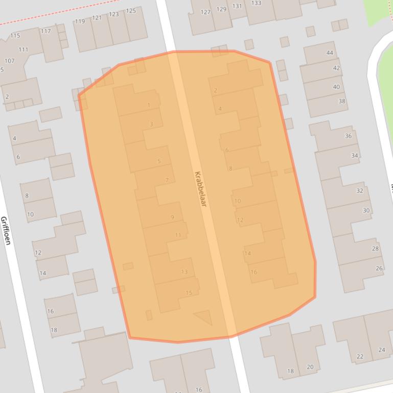 Kaart van postcodegebied 5406BM.