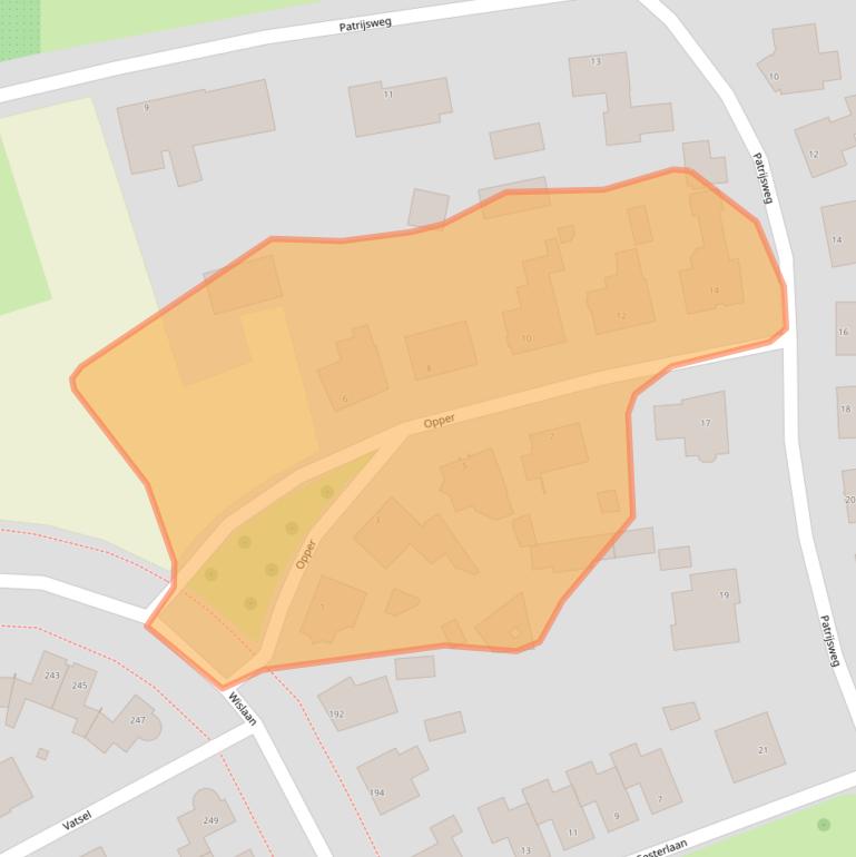 Kaart van postcodegebied 5406CA.