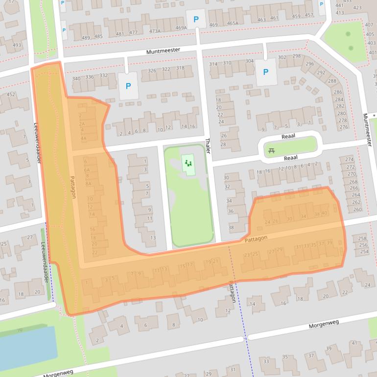 Kaart van postcodegebied 5406DB.