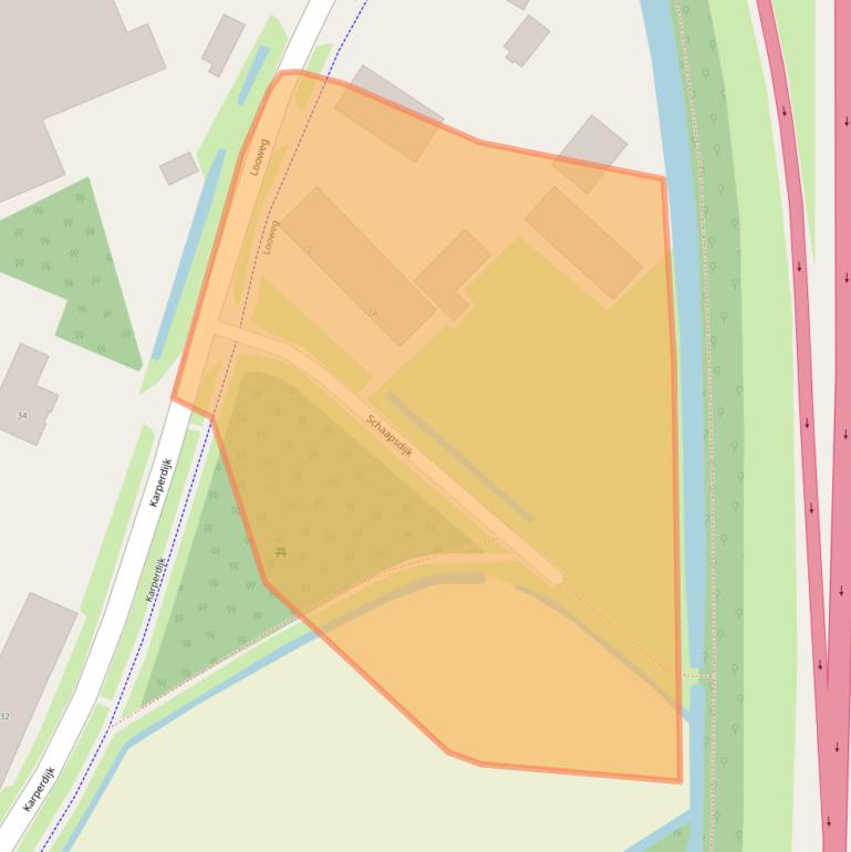 Kaart van postcodegebied 5406PK.