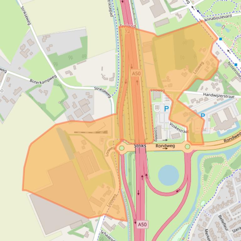 Kaart van postcodegebied 5406PL.
