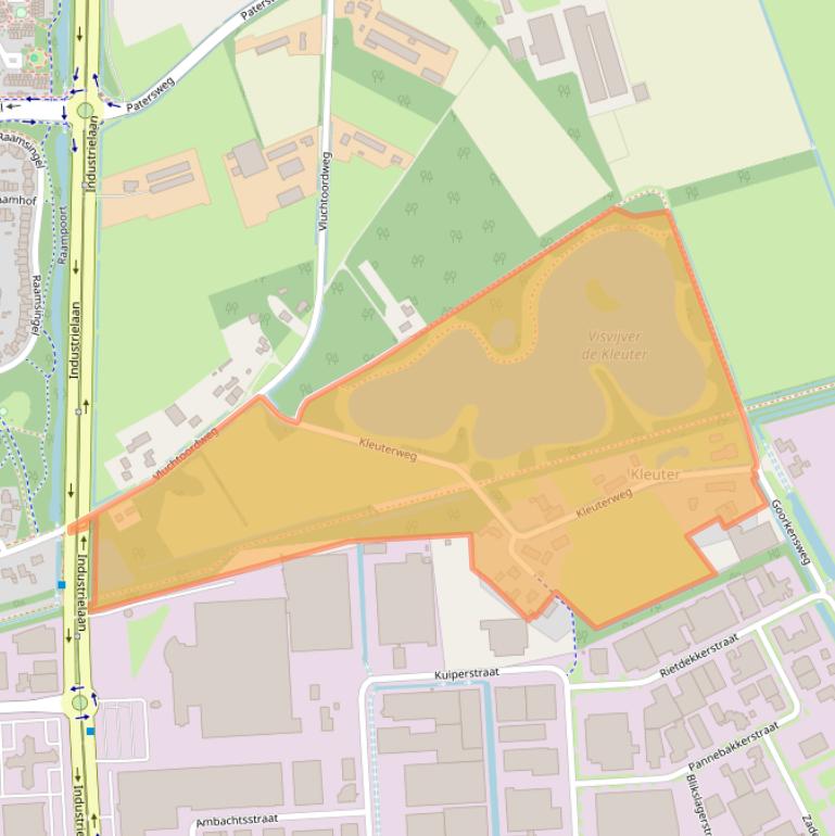 Kaart van postcodegebied 5406SC.