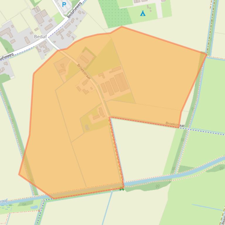 Kaart van postcodegebied 5406TK.