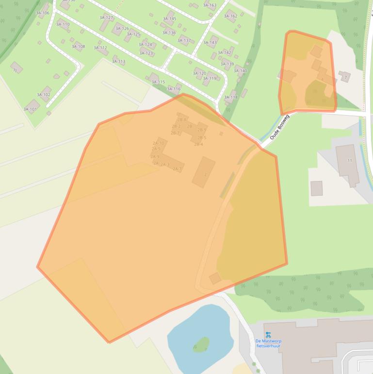 Kaart van postcodegebied 5406TR.