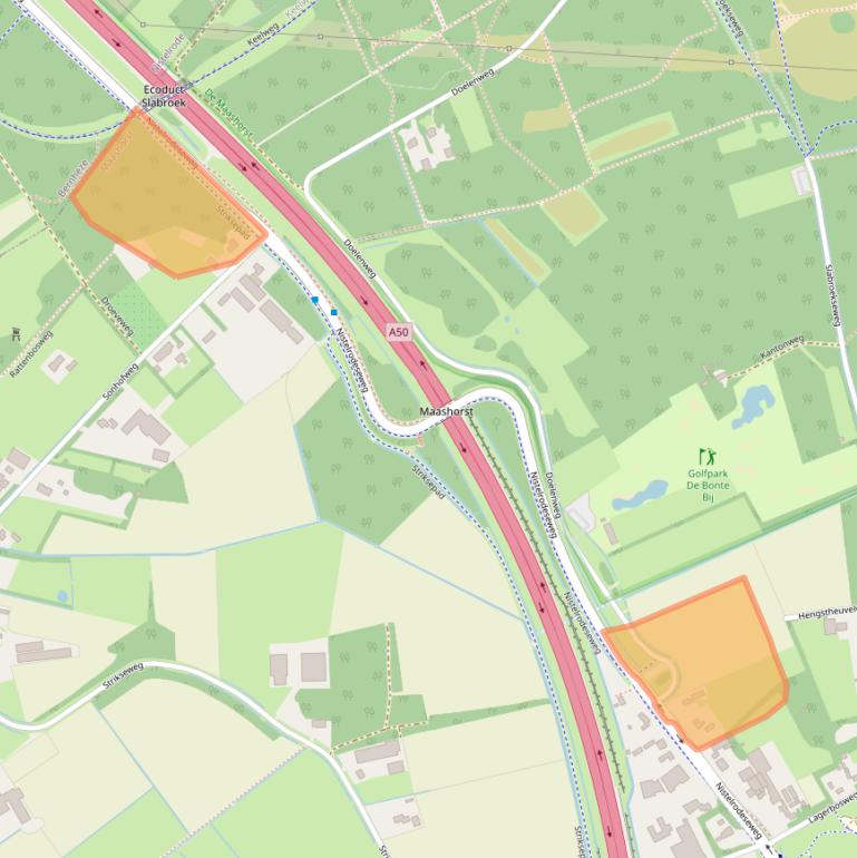 Kaart van postcodegebied 5406VB.