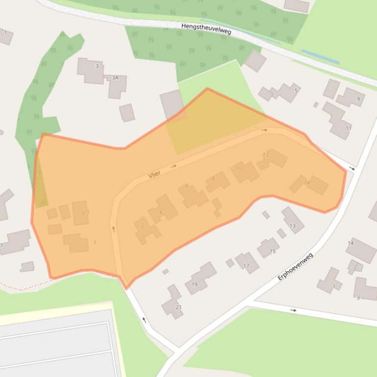 Kaart van postcodegebied 5406VJ.