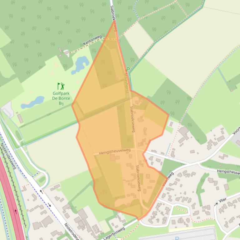 Kaart van postcodegebied 5406VK.