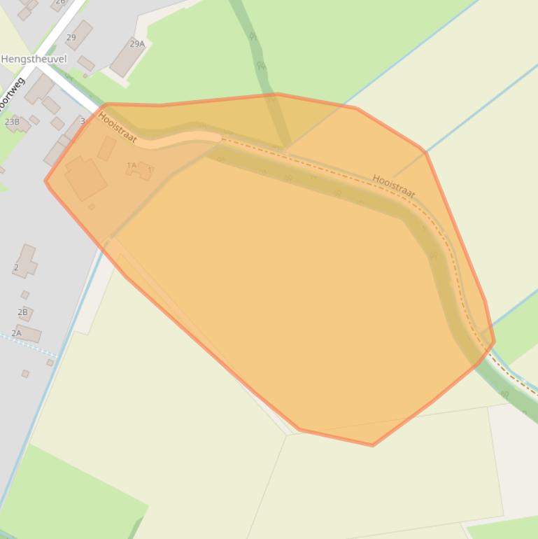 Kaart van postcodegebied 5406WB.