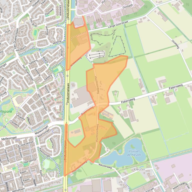 Kaart van postcodegebied 5406XH.