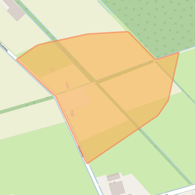 Kaart van postcodegebied 5406XM.