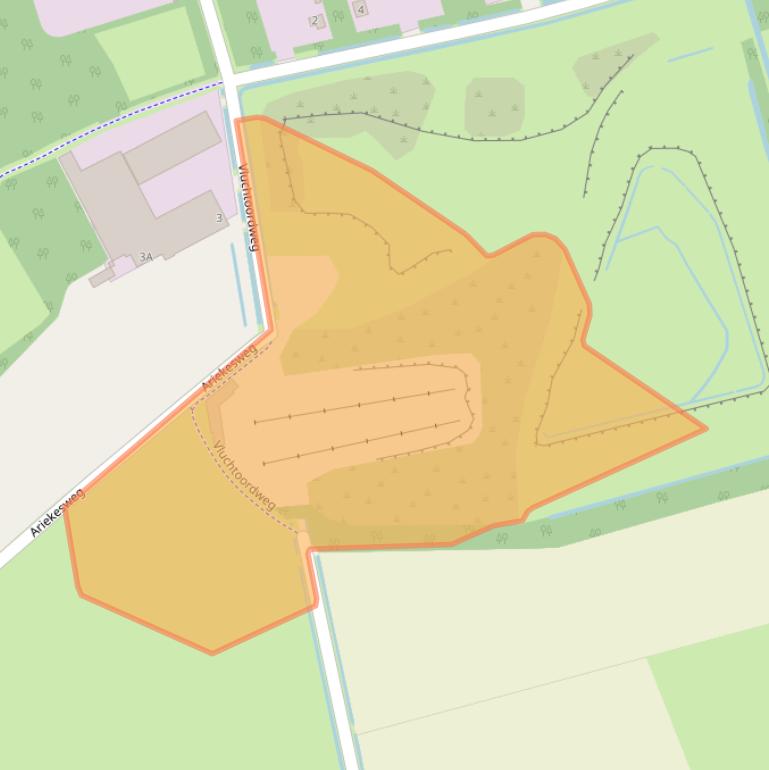 Kaart van postcodegebied 5406XR.