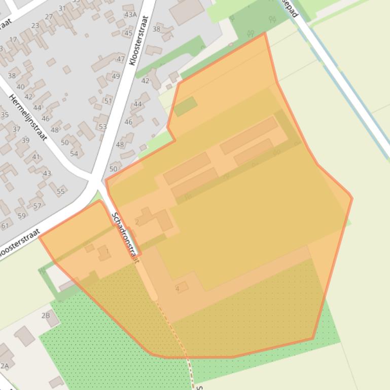 Kaart van postcodegebied 5408AX.