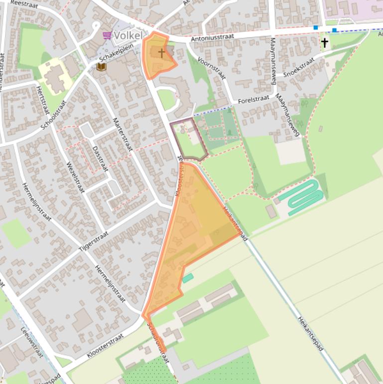 Kaart van postcodegebied 5408BC.