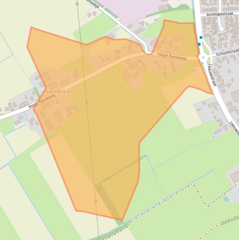 Kaart van postcodegebied 5408NB.