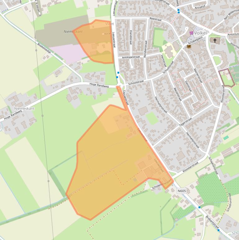 Kaart van postcodegebied 5408PJ.