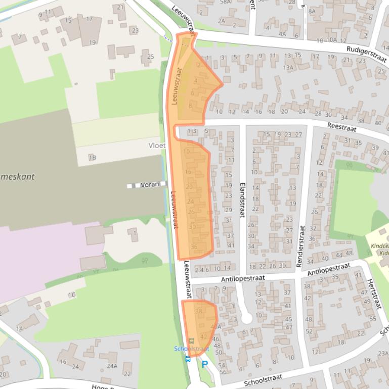 Kaart van postcodegebied 5408PK.