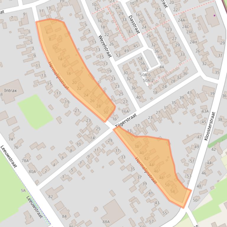 Kaart van postcodegebied 5408PR.
