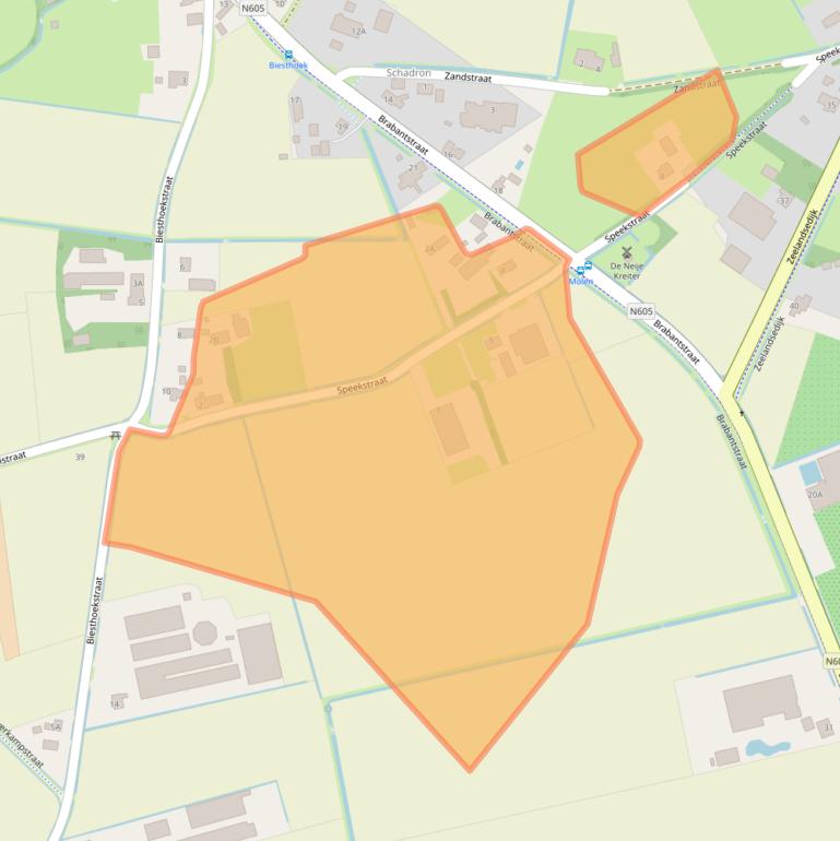 Kaart van postcodegebied 5408PV.