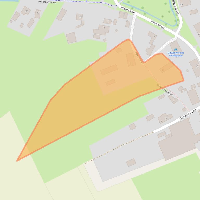 Kaart van postcodegebied 5408RC.