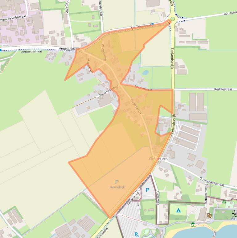 Kaart van postcodegebied 5408RE.