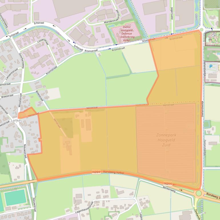 Kaart van postcodegebied 5408RN.