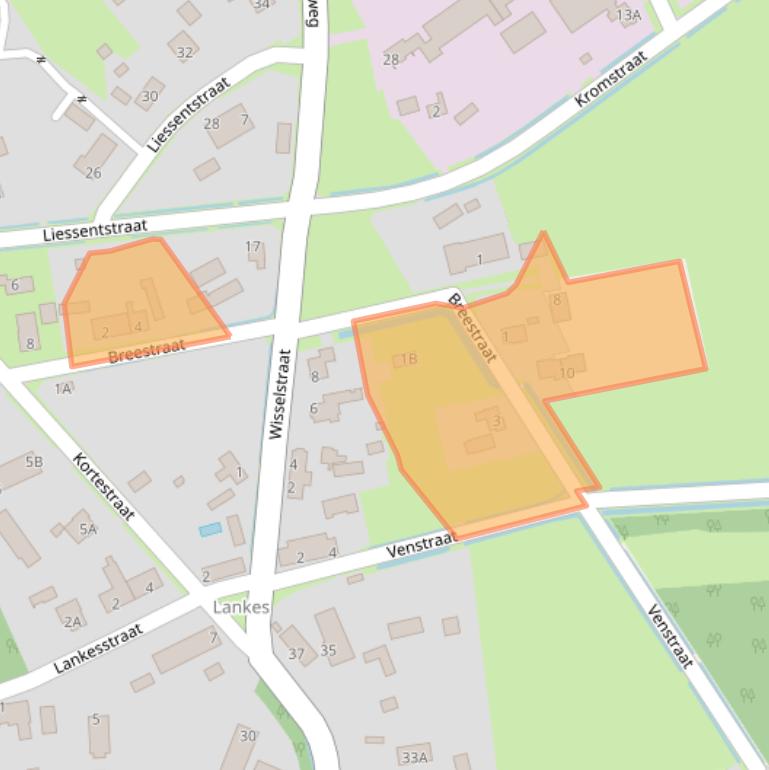 Kaart van postcodegebied 5408RR.