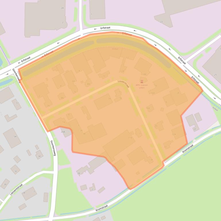 Kaart van postcodegebied 5408SZ.