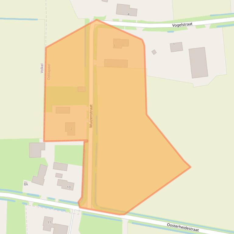 Kaart van postcodegebied 5409SG.