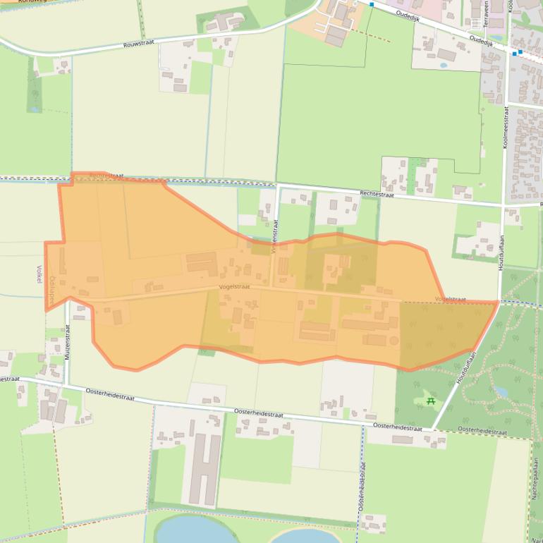Kaart van postcodegebied 5409SH.