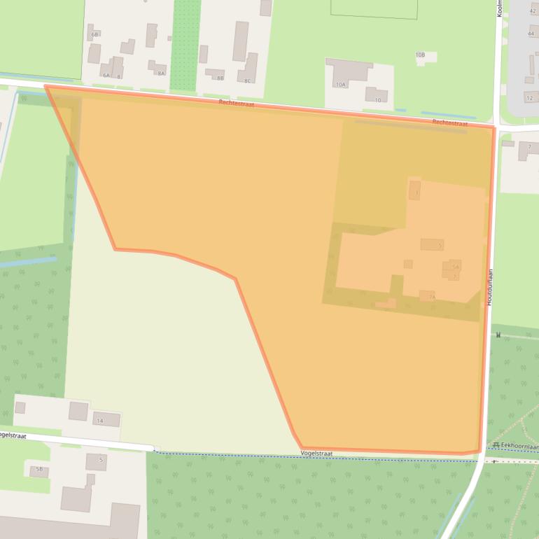 Kaart van postcodegebied 5409SL.