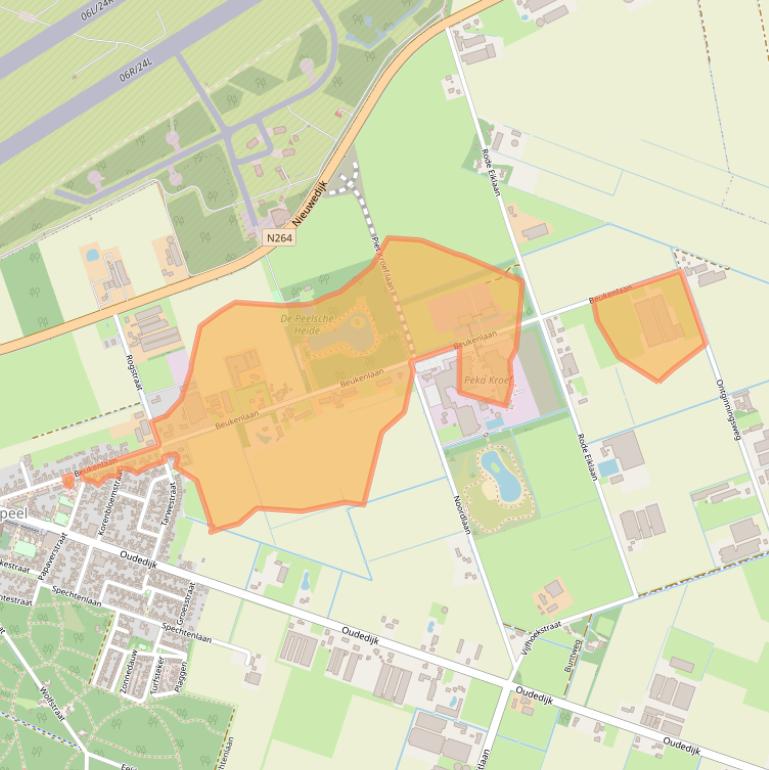 Kaart van postcodegebied 5409SX.