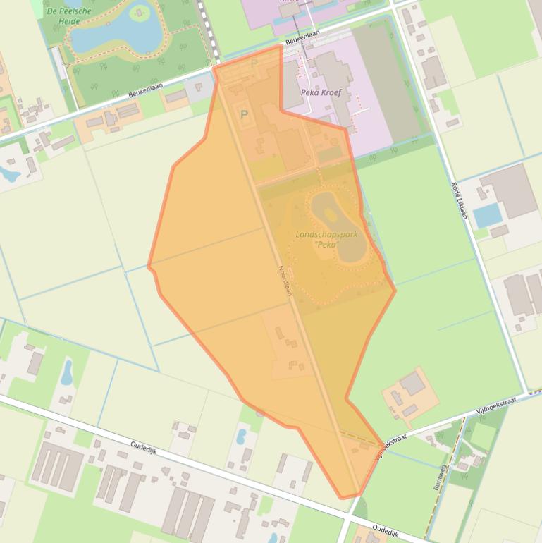 Kaart van postcodegebied 5409SZ.
