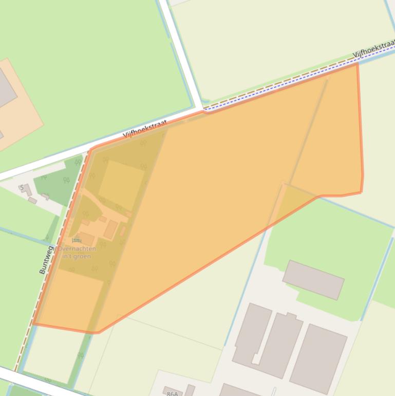 Kaart van postcodegebied 5409TB.