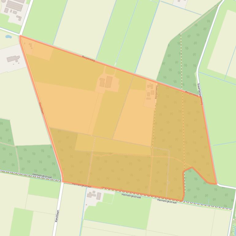 Kaart van postcodegebied 5409TD.