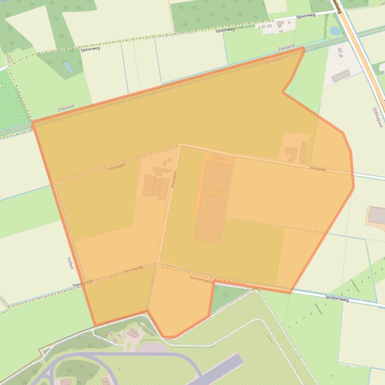 Kaart van postcodegebied 5409TX.