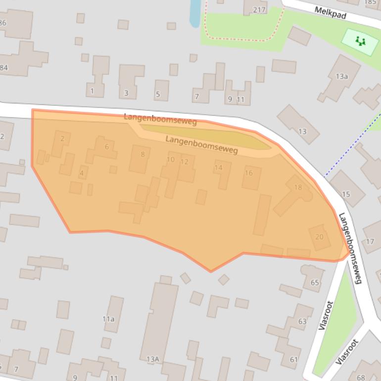 Kaart van postcodegebied 5411AV.