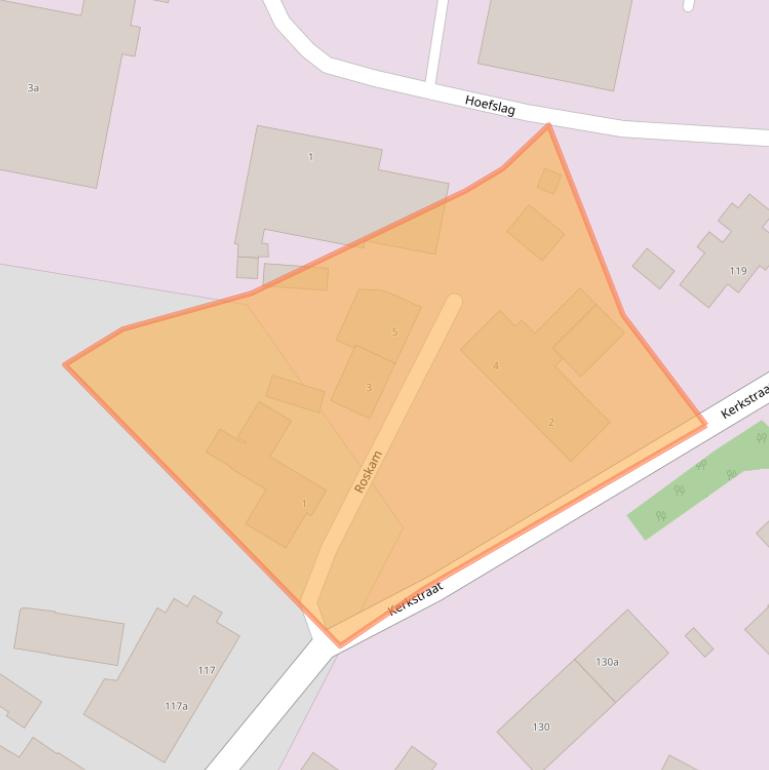 Kaart van postcodegebied 5411CN.