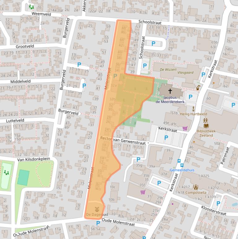 Kaart van postcodegebied 5411EG.