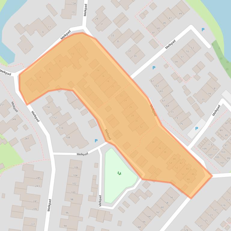 Kaart van postcodegebied 5411GA.